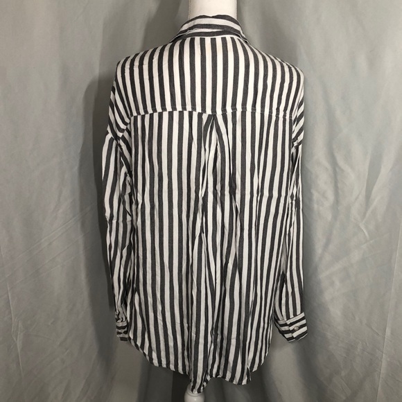 Hollister Oversized Striped Button Up - Picture 2 of 4